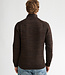 M-ROS-KWC206 Men Knit Neck Pullover (7156 Dark Brown)