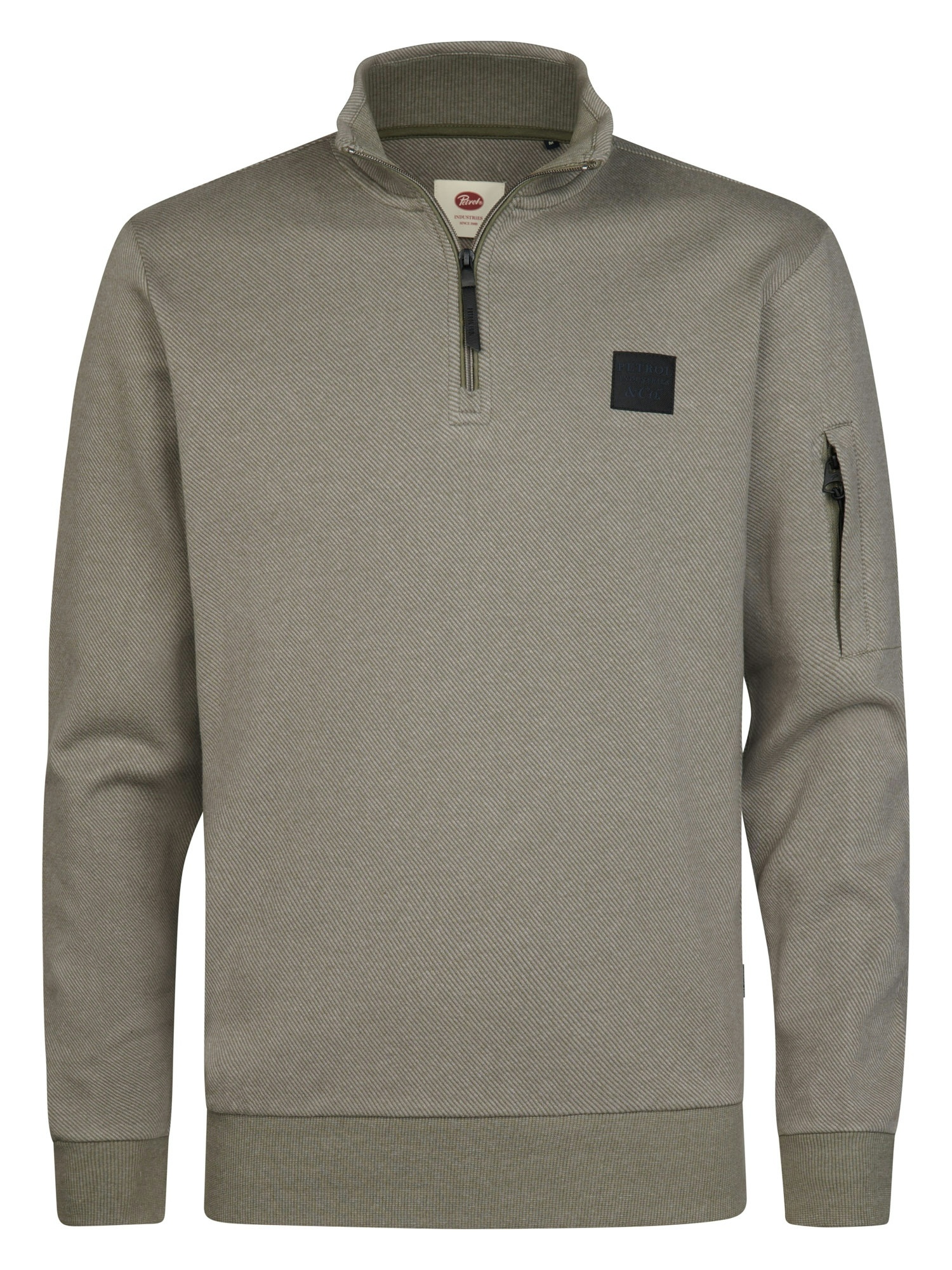 M-3060-SWC324 Men Zip Sweater (6174 Light Green)