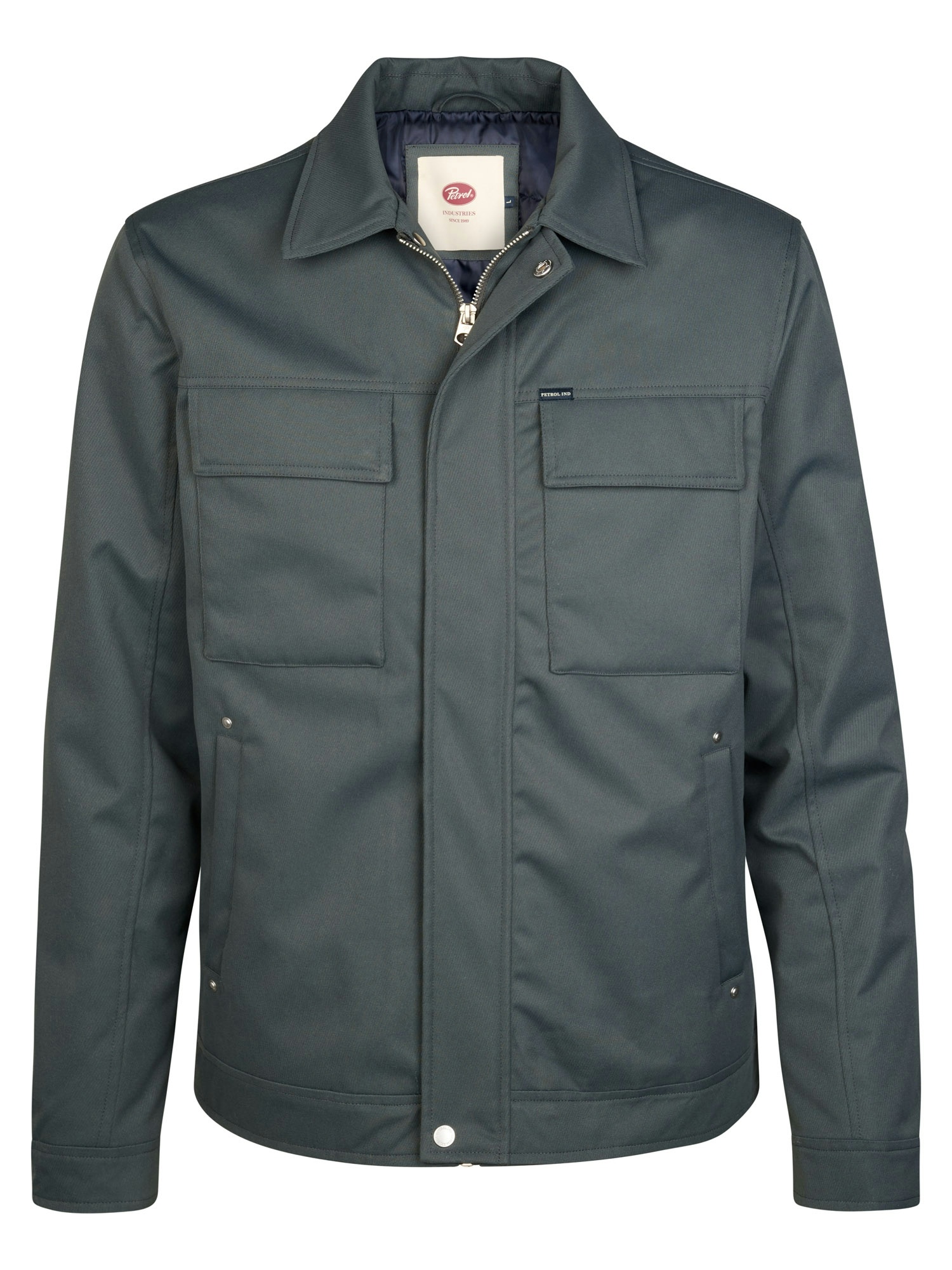 M-3060-JAC101 Men Zip Jacket (6185 Forest Green)