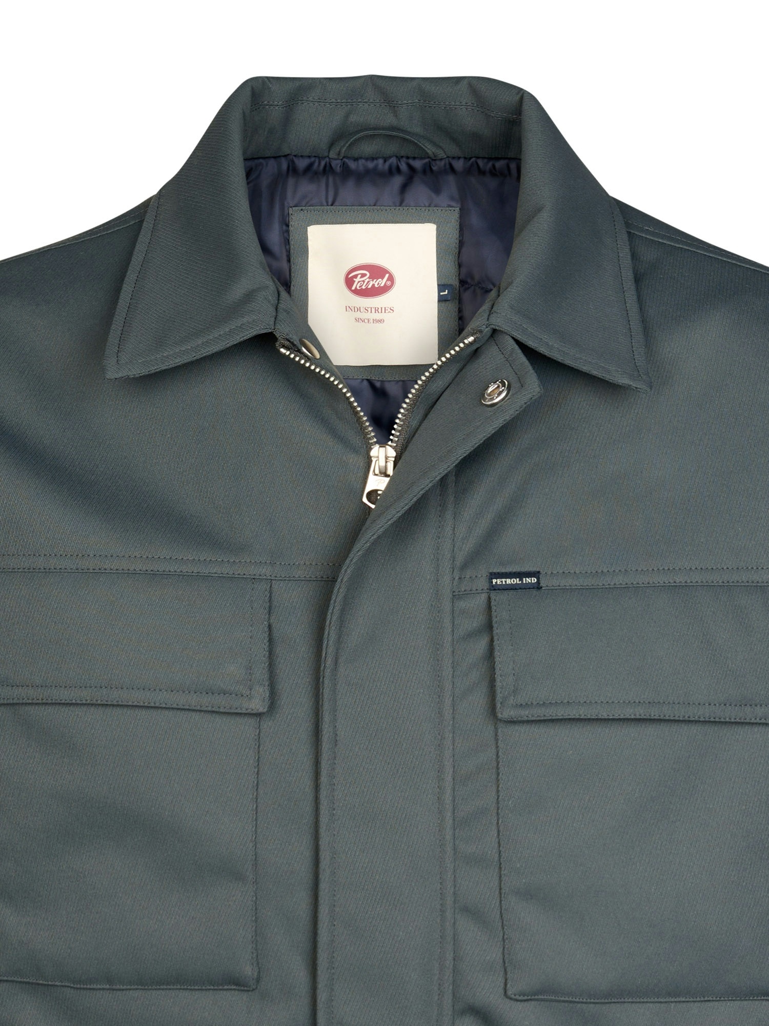 M-3060-JAC101 Men Zip Jacket (6185 Forest Green)