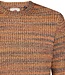 M-3060-KWR244 Men Knit Pullover (7156 Pumpkin Orange)