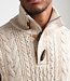 M-3060-KWC211 Men Knit Collar Pullover (0009 Cream )