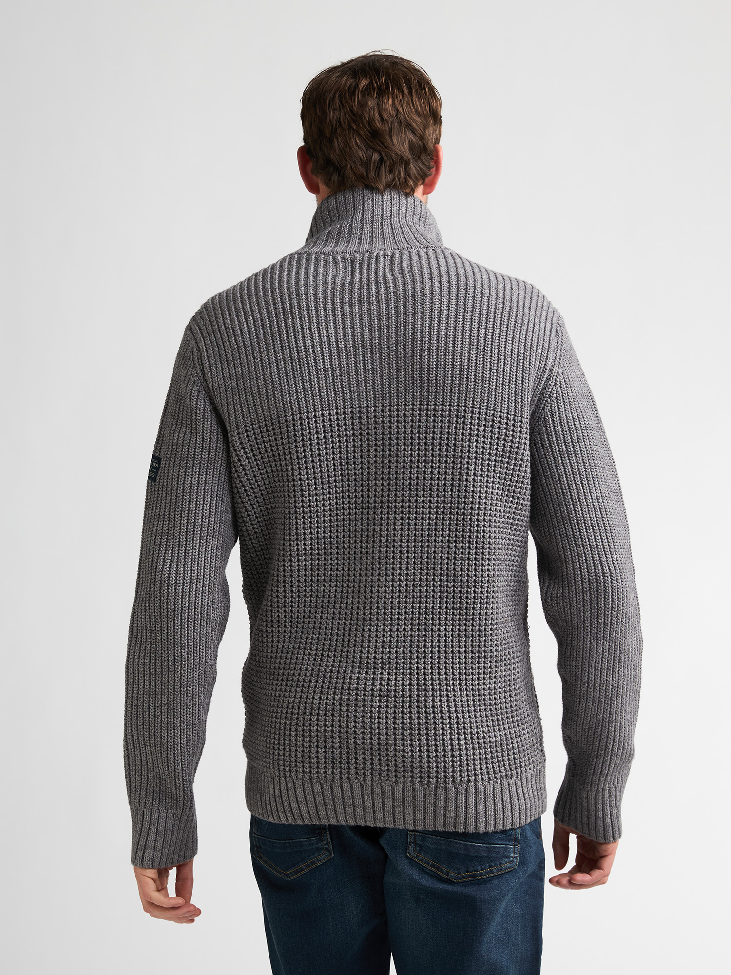 M-3060-KWC242 Men Knit Vest (9093 Grey)