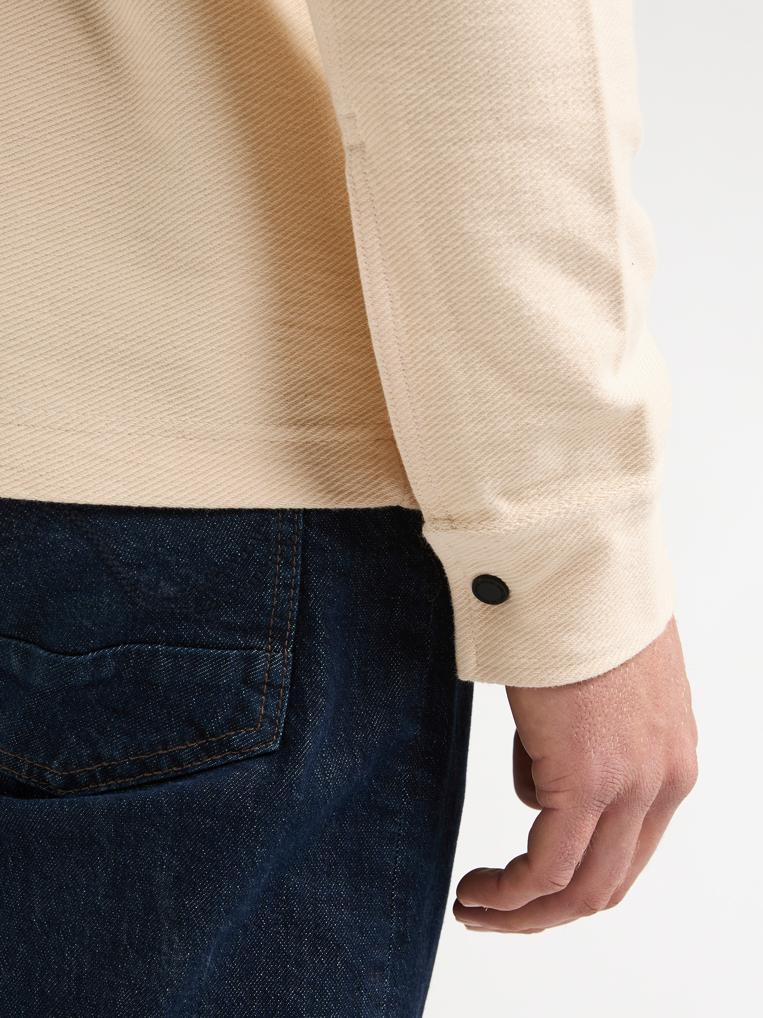M-3060-SIL423 Men Overshirt (0113 Beige)