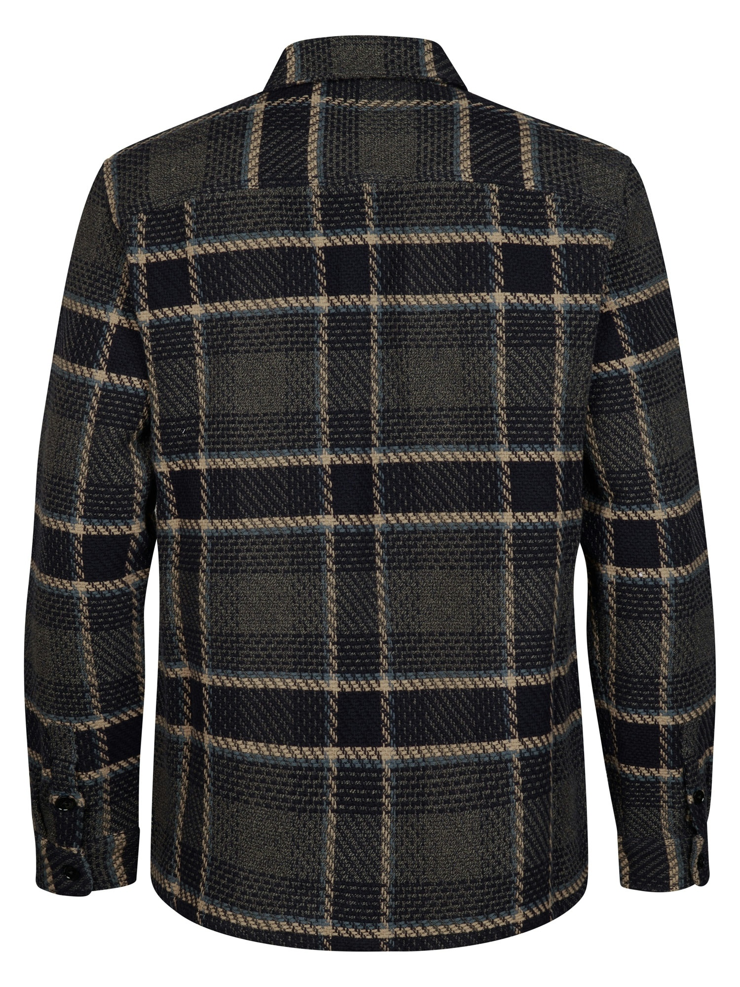 M-3060-SIL405 Men Overshirt (6174 Navy)