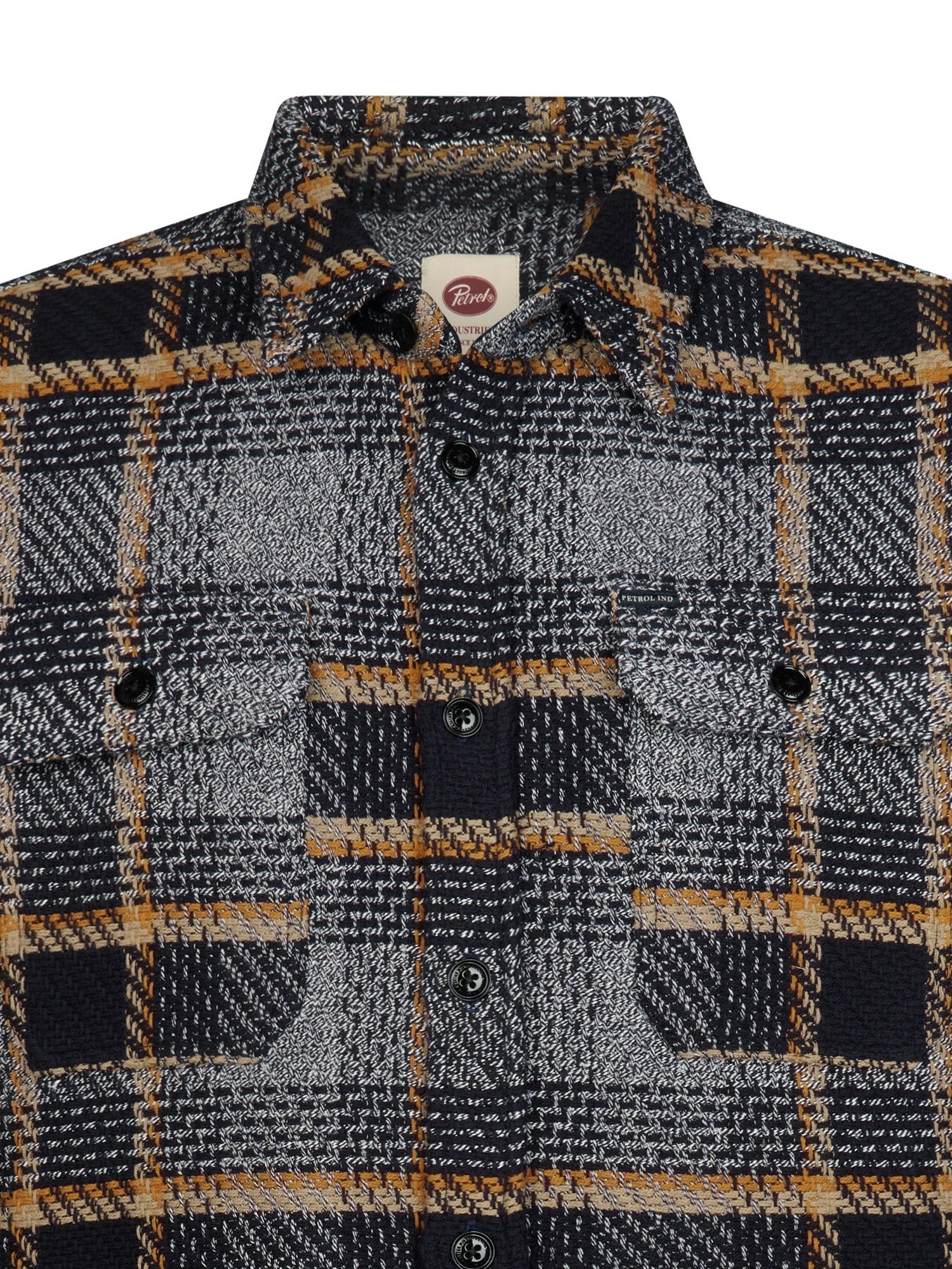 M-3060-SIL405 Men Overshirt (0007 Dark Navy)
