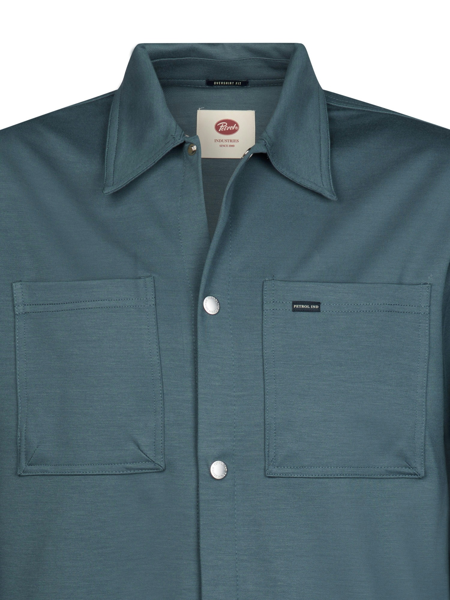 M-3060-SIL424 Men Overshirt (5202 Blue)