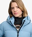 HOODED SPORTS PUFFER JACKET (Washed Denim Blue)
