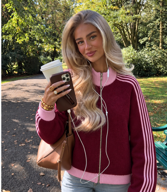 JULIA Vest (Bordeau/Pink)