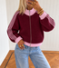 JULIA Vest (Bordeau/Pink)
