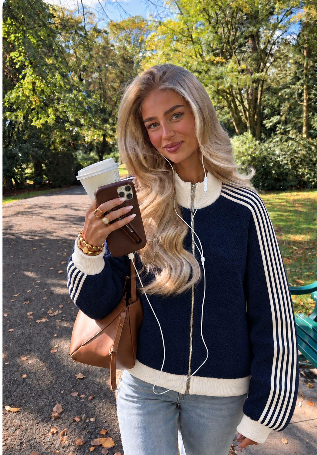 JULIA Vest (Navy/White)
