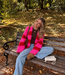 CORA Knit Vest (Neon Pink/Red)