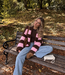 CORA Knit Vest (Pink/Brown)