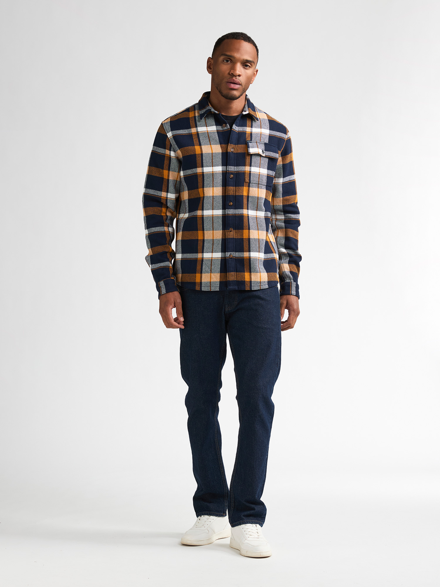 M-3060-SIL410 Men Shirt (5092 Blue)