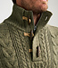 M-3060-KWC211 Men Knit Collar Pullover (6174 Green)