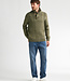 M-3060-KWC211 Men Knit Collar Pullover (6174 Green)