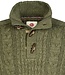 M-3060-KWC211 Men Knit Collar Pullover (6174 Green)