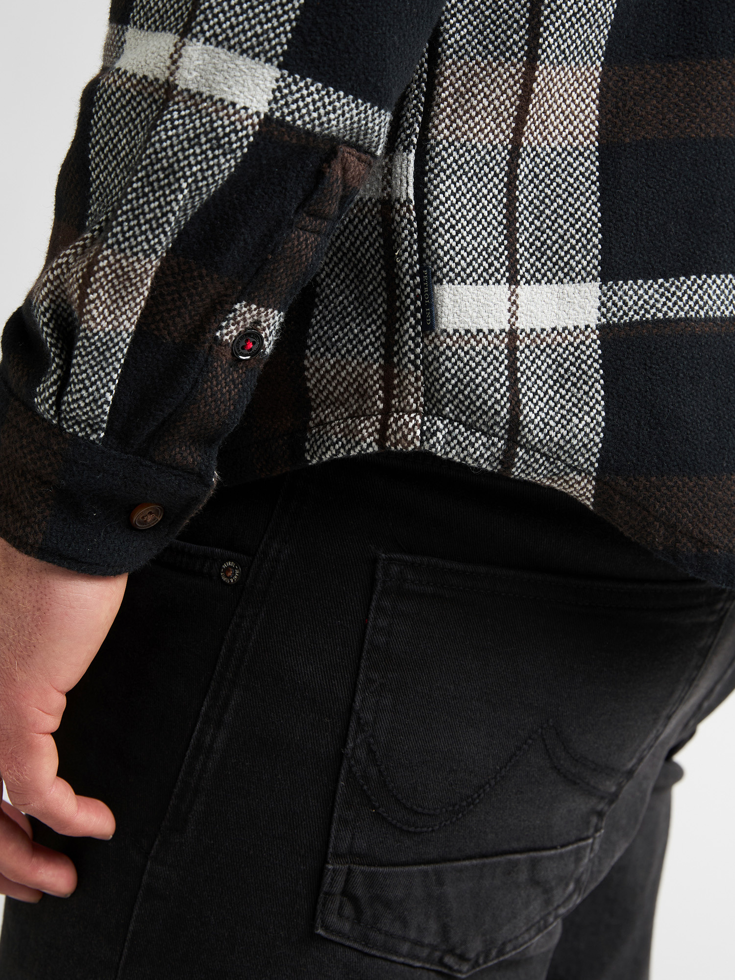 M-3060-SIL410 Men Shirt (9111 Black)