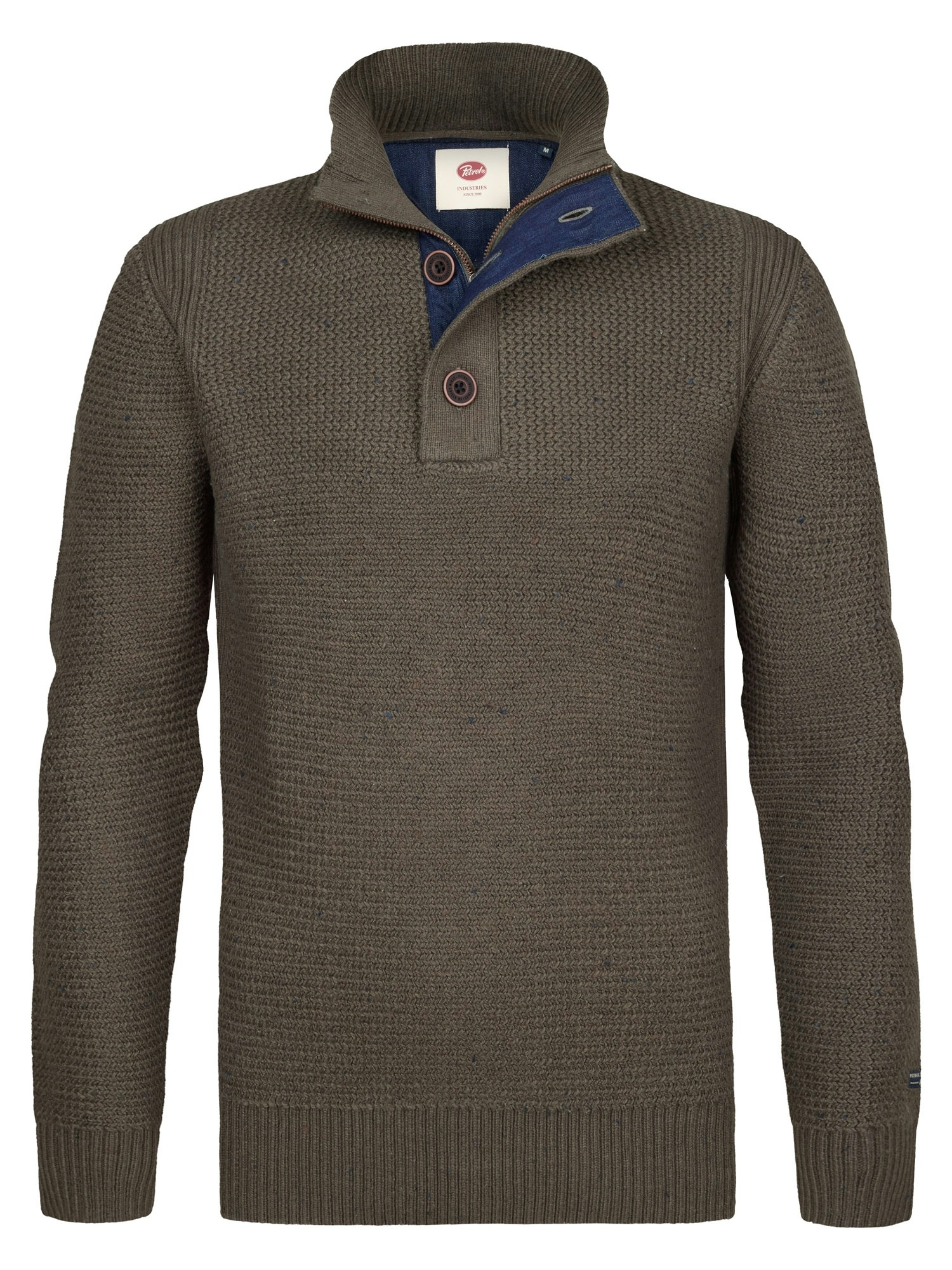M-3060-KWC226 Men Knit Pullover (9066 Green)