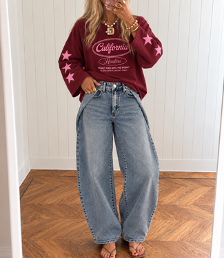 QUEEN HEARTS LULU Ballon Fit (Washed Blue Denim)