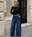LARA  Ballon Fit Jeans (Dark Wash Denim)