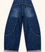 LARA  Ballon Fit Jeans (Dark Wash Denim)