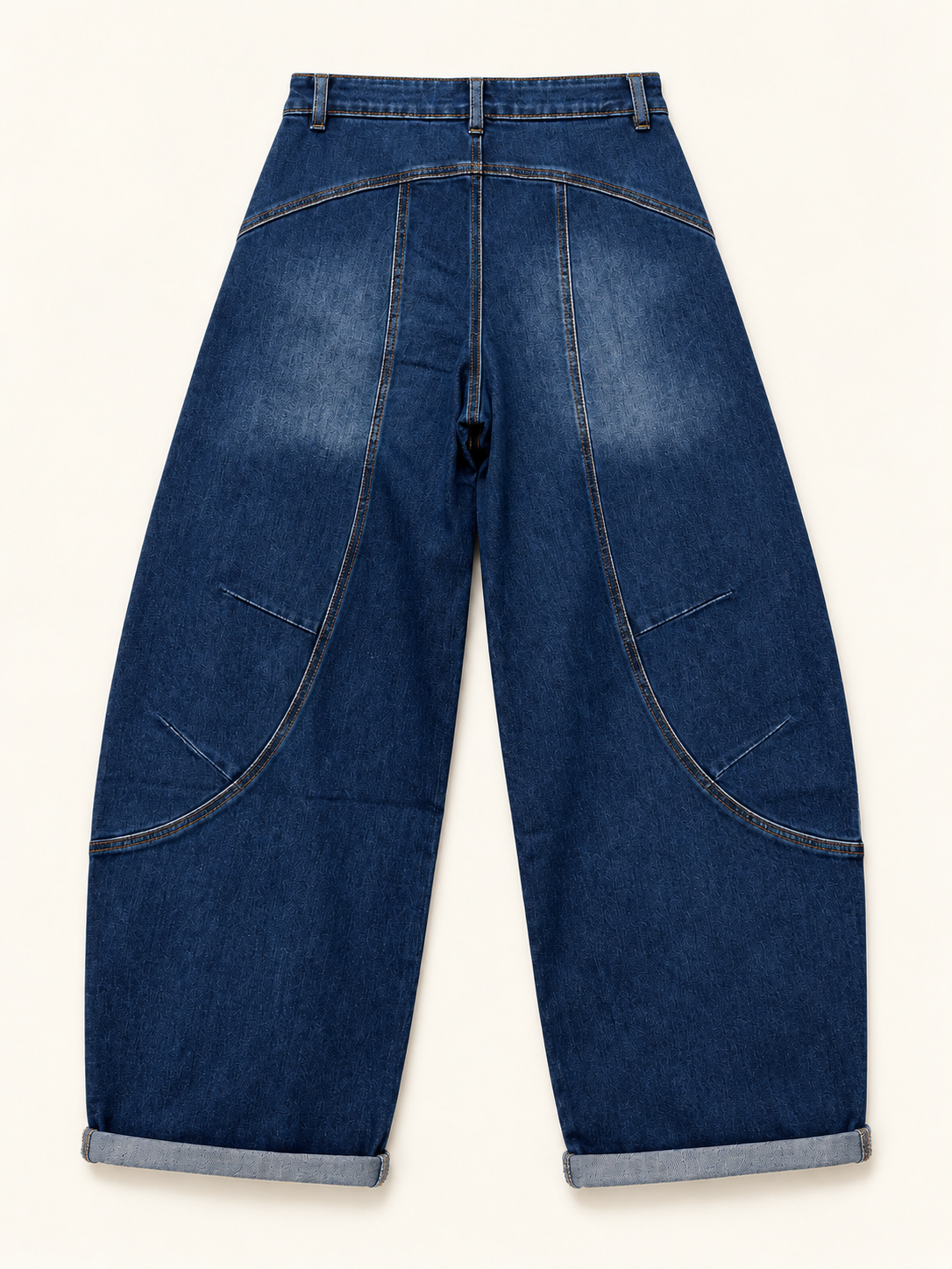 LARA  Ballon Fit Jeans (Dark Wash Denim)