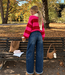 LARA  Ballon Fit Jeans (Dark Wash Denim)