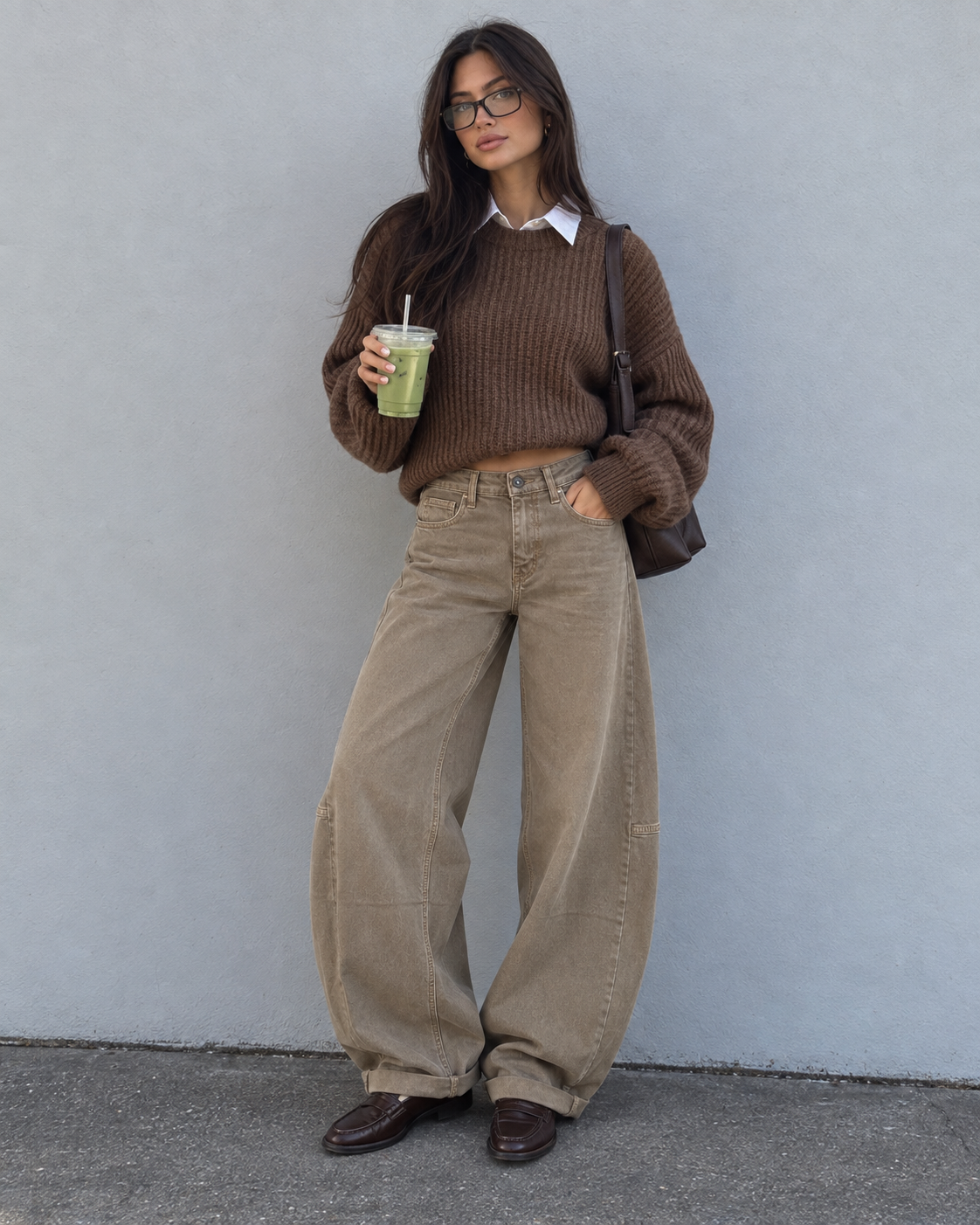 KELLY Ballon-fit Denim (Beige)