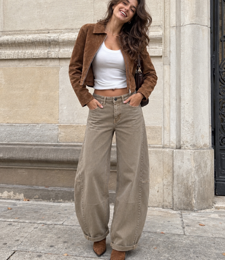 KELLY Ballon-fit Denim (Beige)