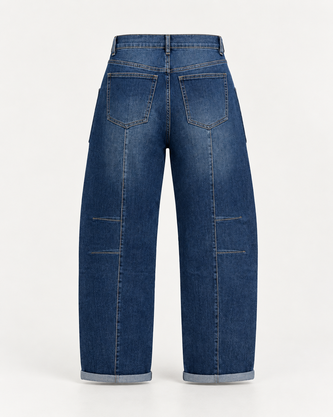 VIENNA Pocket Ballon Fit Jeans (Blue Denim)