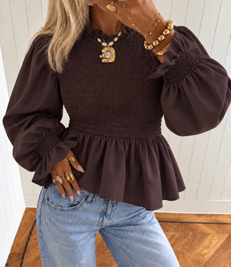 JULIETTE Blouse (Brown)
