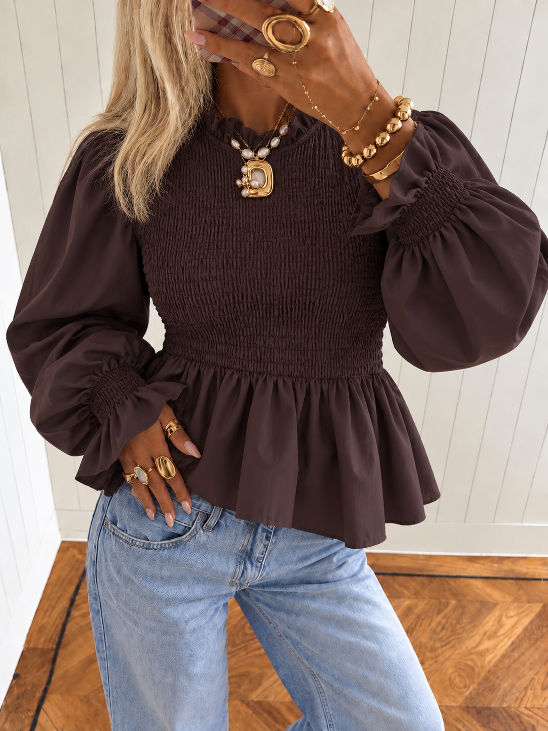 JULIETTE Blouse (Brown)