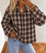 ICONIC Check Blouse (Brown)