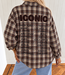 ICONIC Check Blouse (Brown)