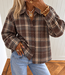 NEW YORK Check Blouse (Brown)