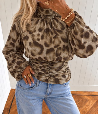 SOJA Glitter Top (Taupe)