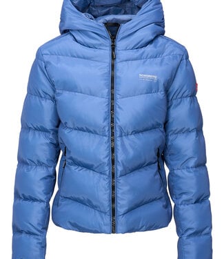Nordberg Ladies Puffy Parka Jacket Heike (Light Blue)