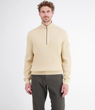 Lerros 2605466 Men Zip Knit Sweater (108 Beige)