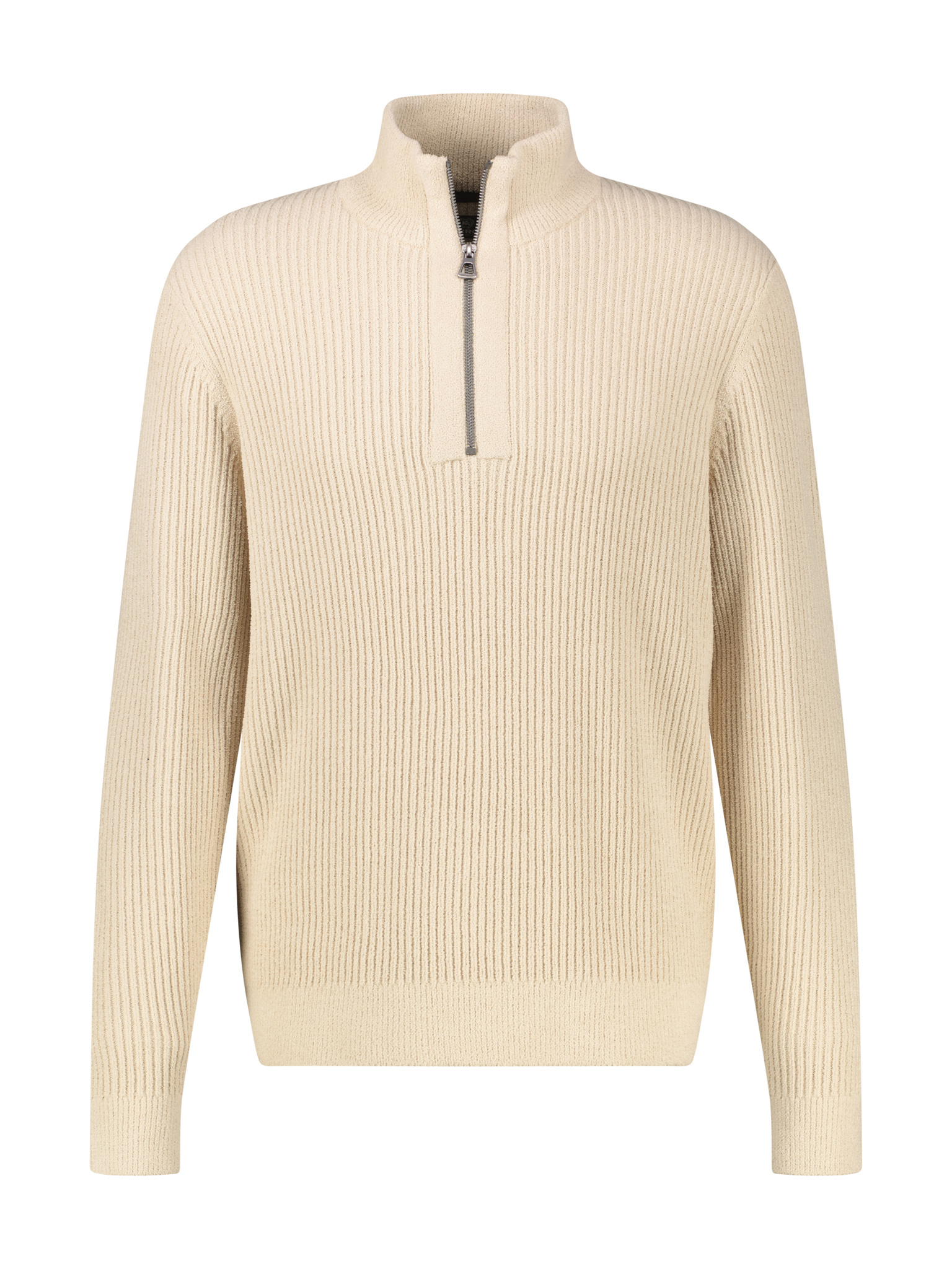 2605466 Men Zip Knit Sweater (108 Beige)