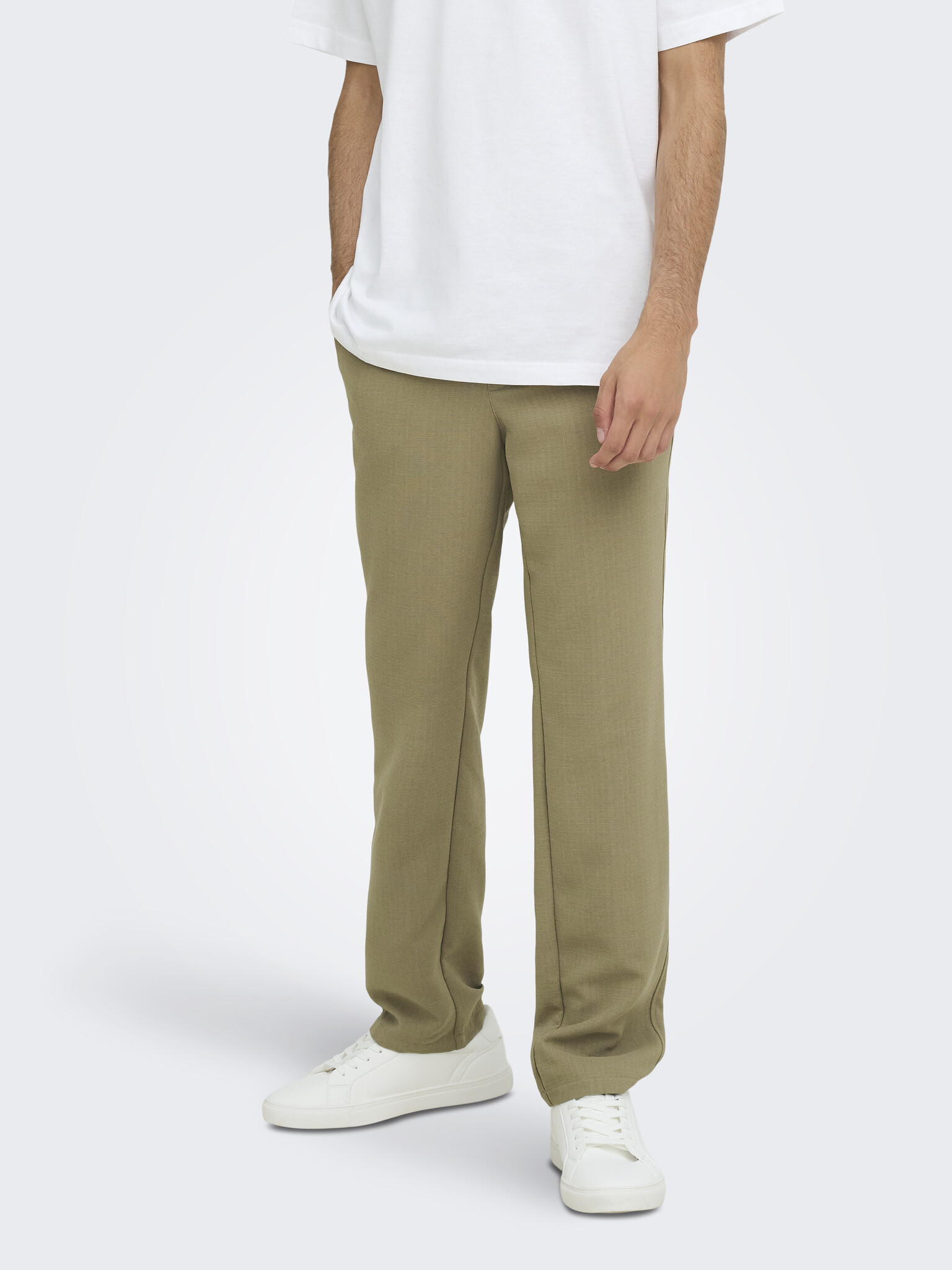 ONSHANSI EDGE STRAIGHT PANTS (Petrified Oak)