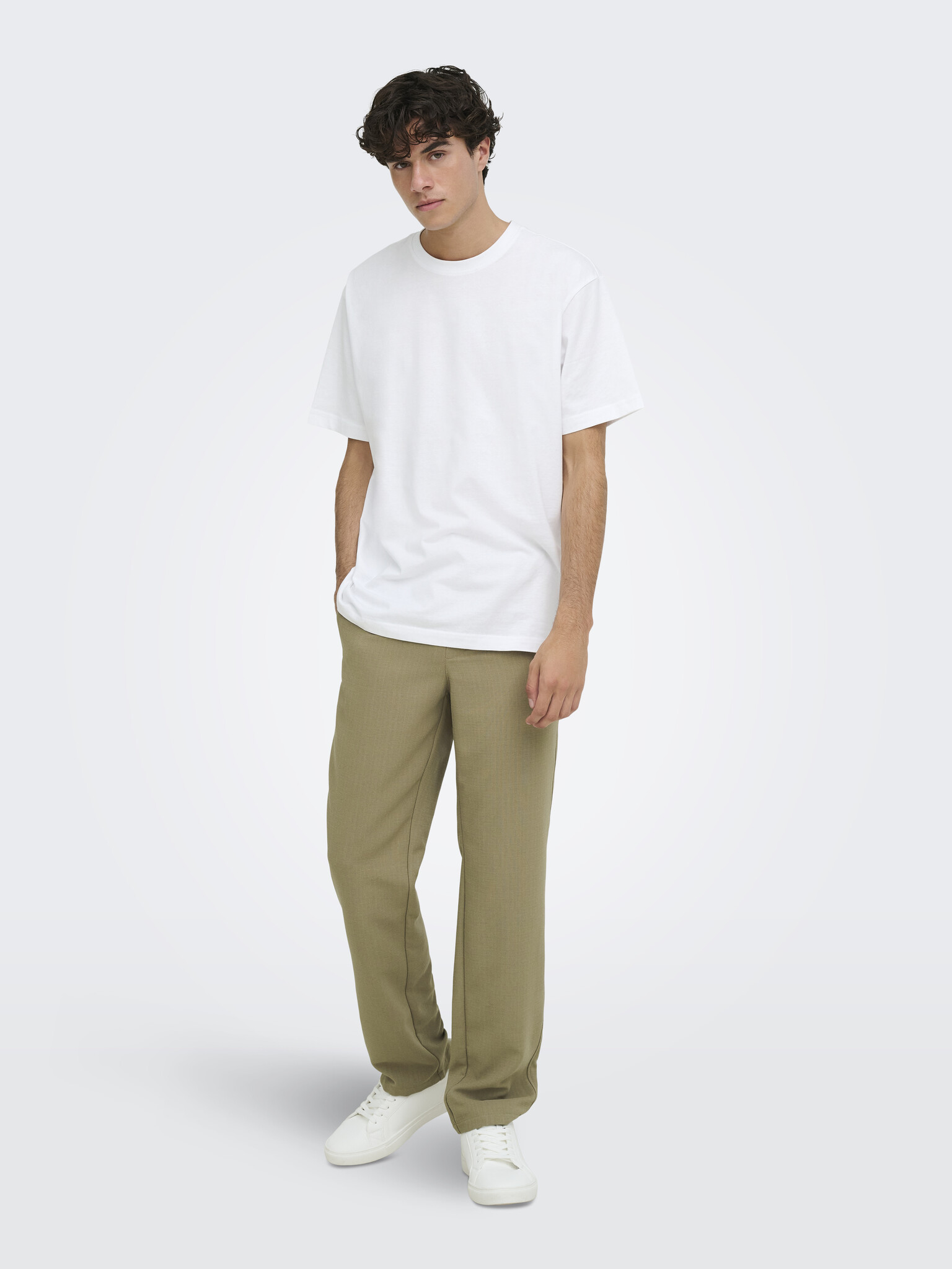 ONSHANSI EDGE STRAIGHT PANTS (Petrified Oak)