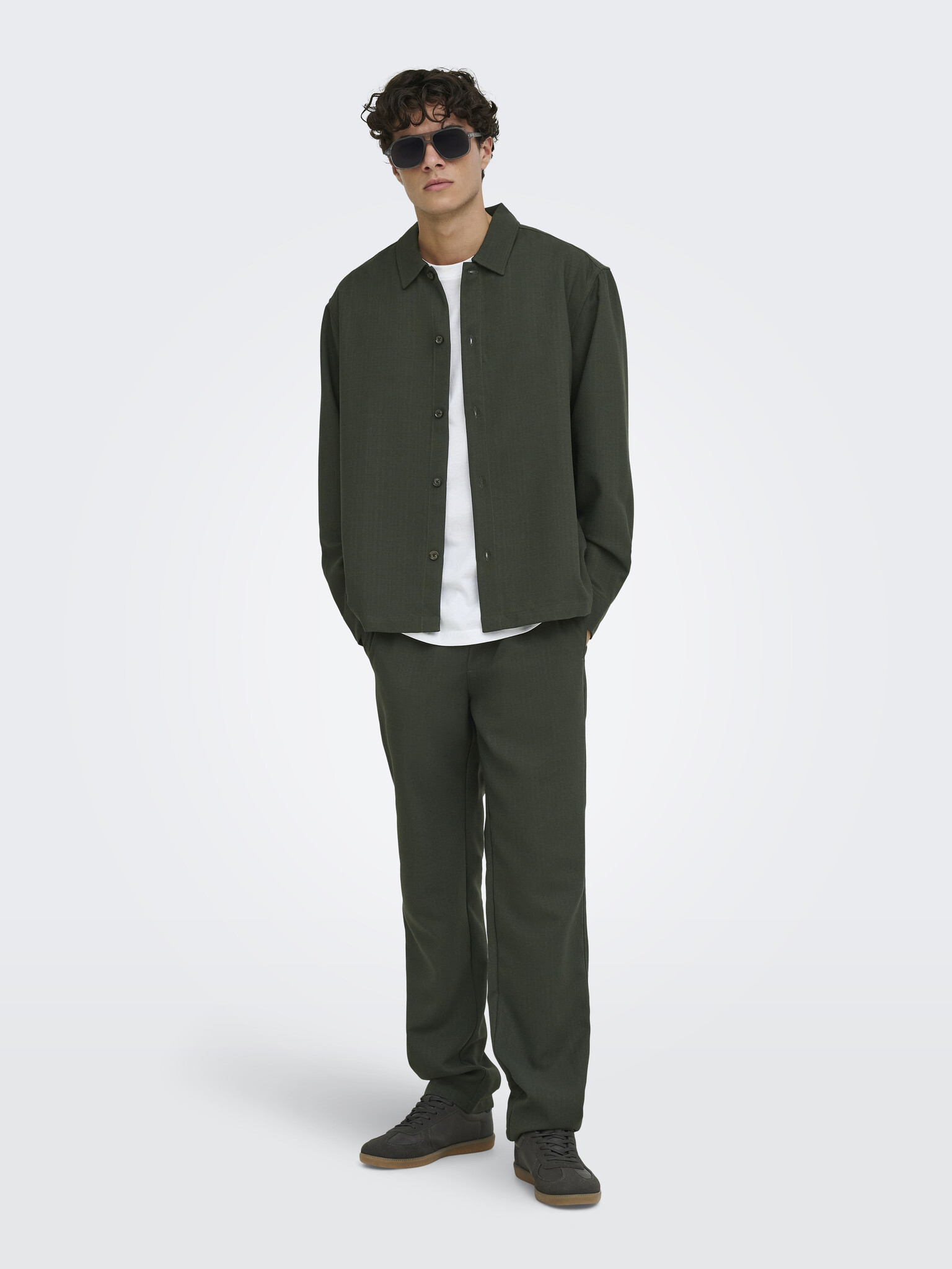 ONSHANSI ARIO LS SHIRT RLX (Forest Night)