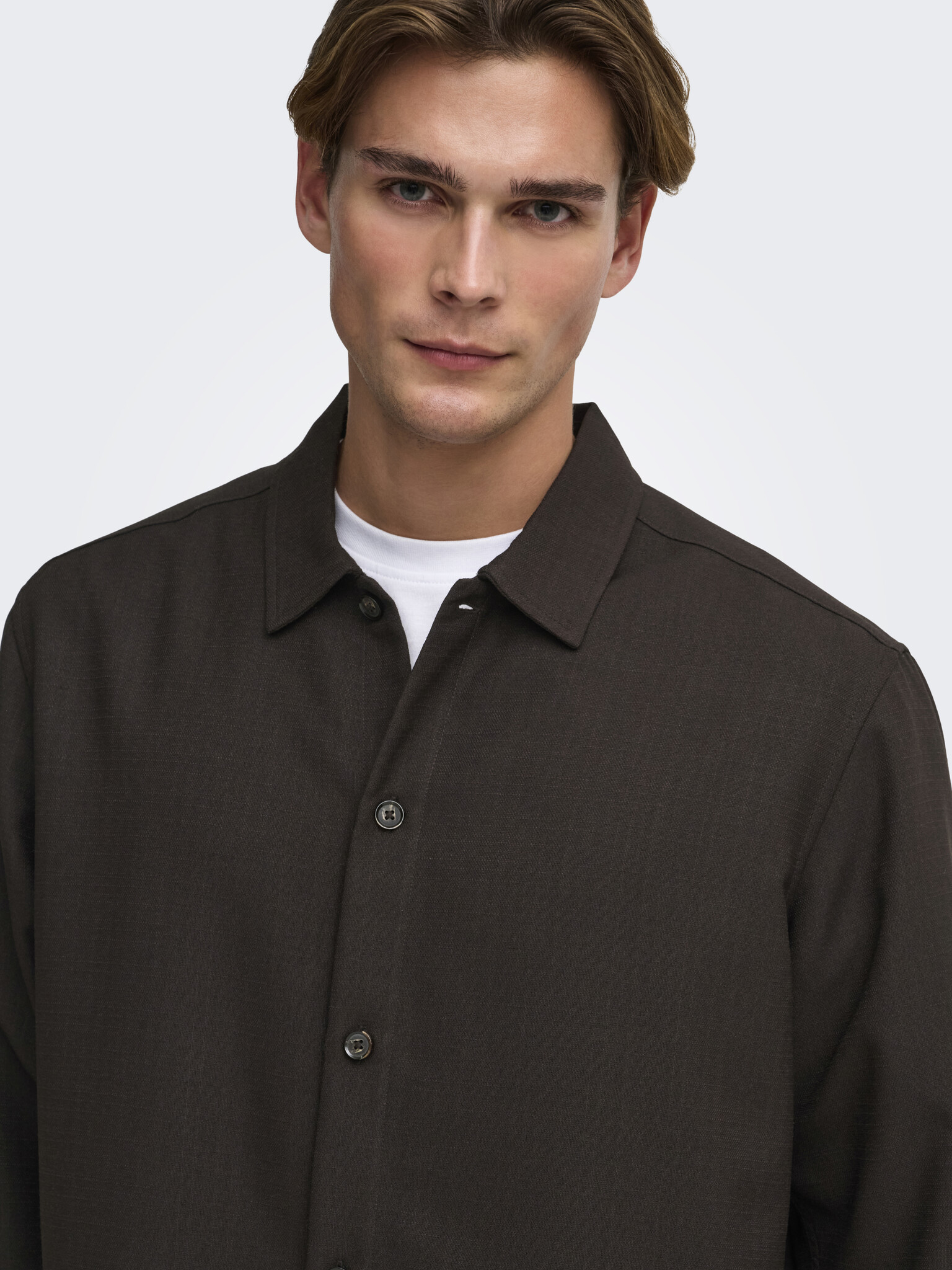ONSHANSI ARIO LS SHIRT RLX (Coffee Bean)