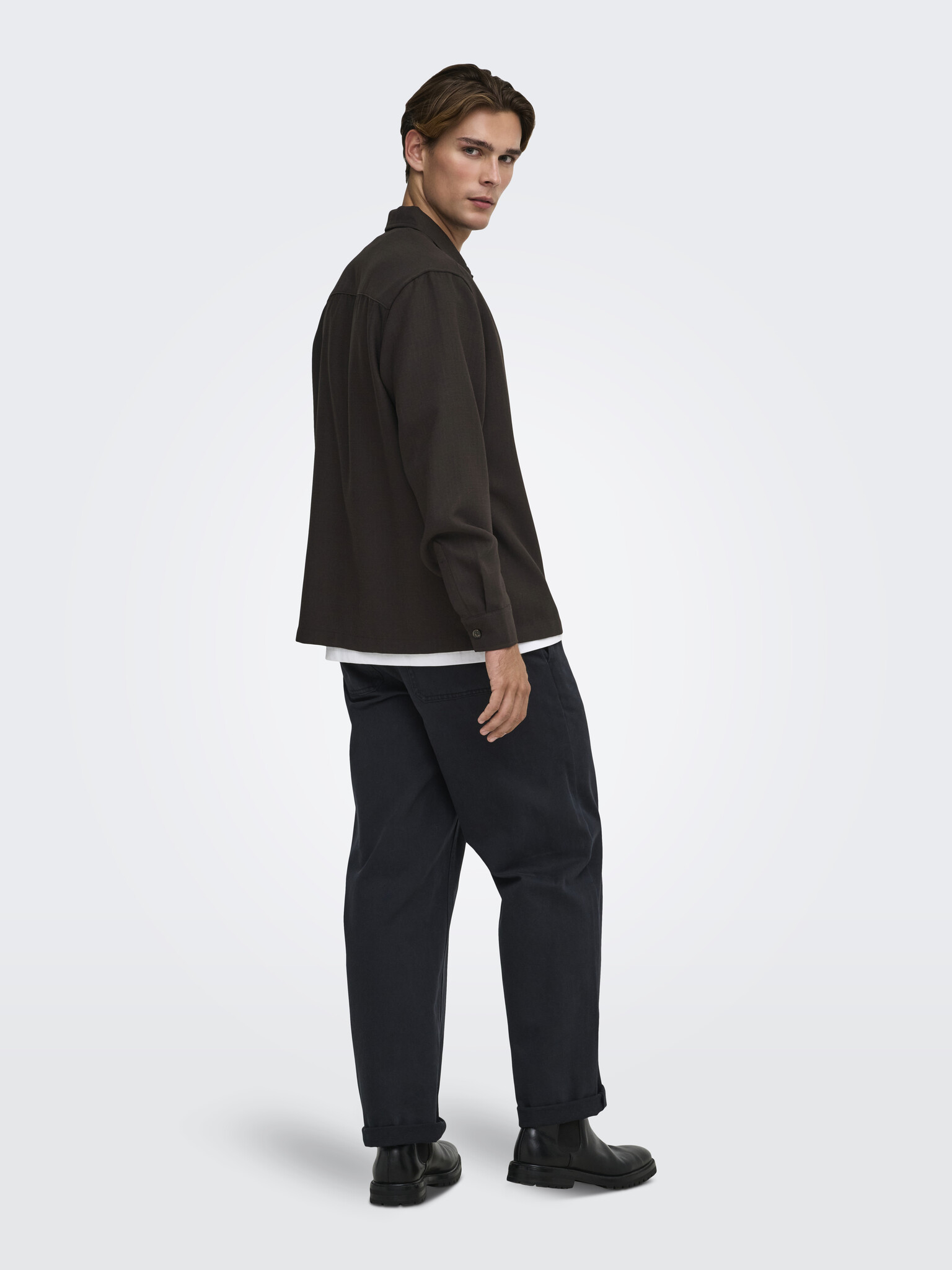 ONSHANSI ARIO LS SHIRT RLX (Coffee Bean)
