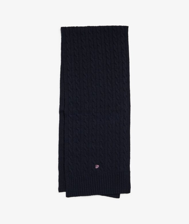 PREMIUM CABLE KN IT SCARF (ECLIPSE NAVY)
