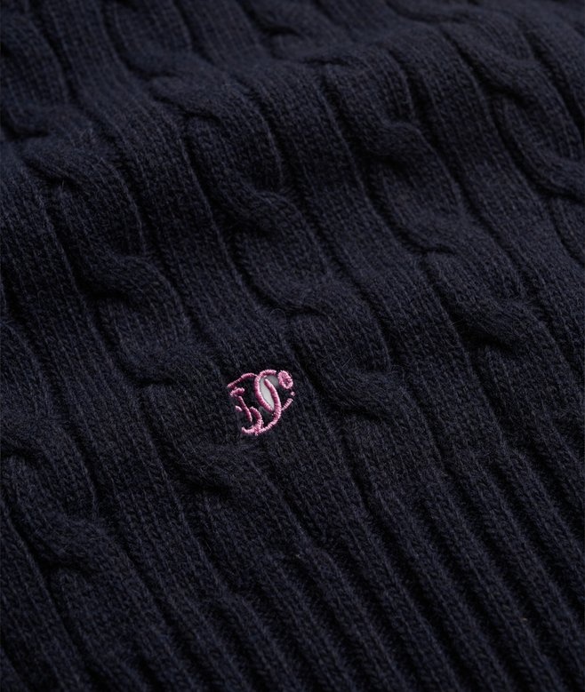 PREMIUM CABLE KN IT SCARF (ECLIPSE NAVY)