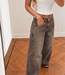 ZARA Baggy Jeans (Washed Brown)