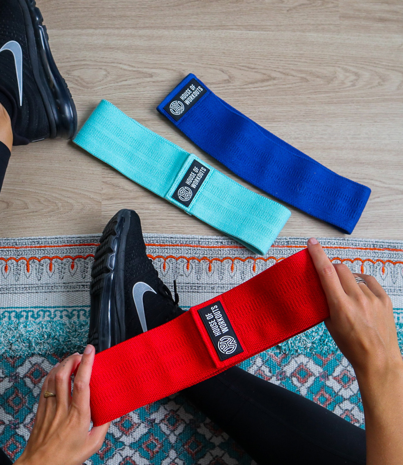 House of Workouts Voordeelset Booty Bands | 3 sterktes