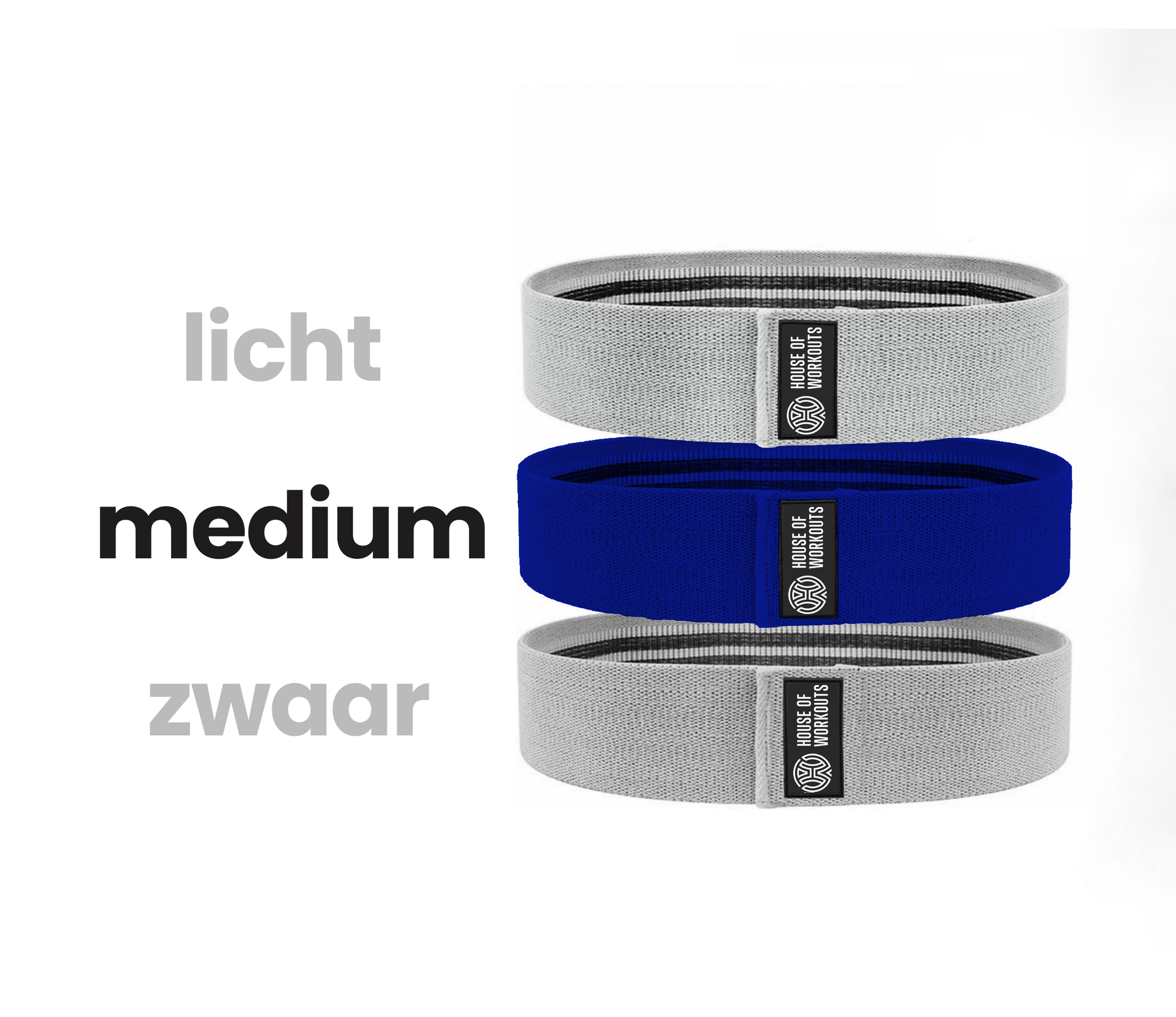 House of Workouts Booty Band Medium Resistance | 1 stuk
